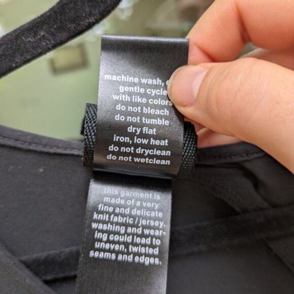 Rundholz Black A-Line Dress with 3/4 Sleeves and Crew Neck - Picture 11 of 13